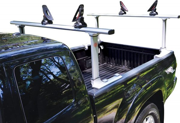 SaddleUp? Pro Kayak Carrier with Tie-Downs - Saddle Style - Rear Loading - T-Slot Truck Rack Hardware - Image 2